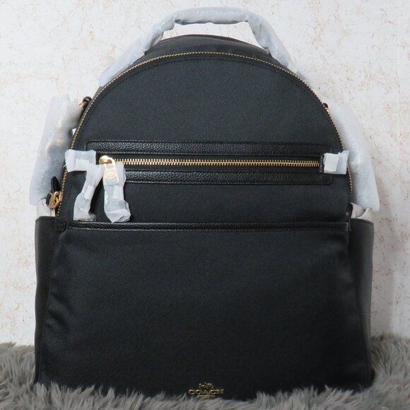 Coach Nylon Baby Backpack (Black) - Picture 1 of 9